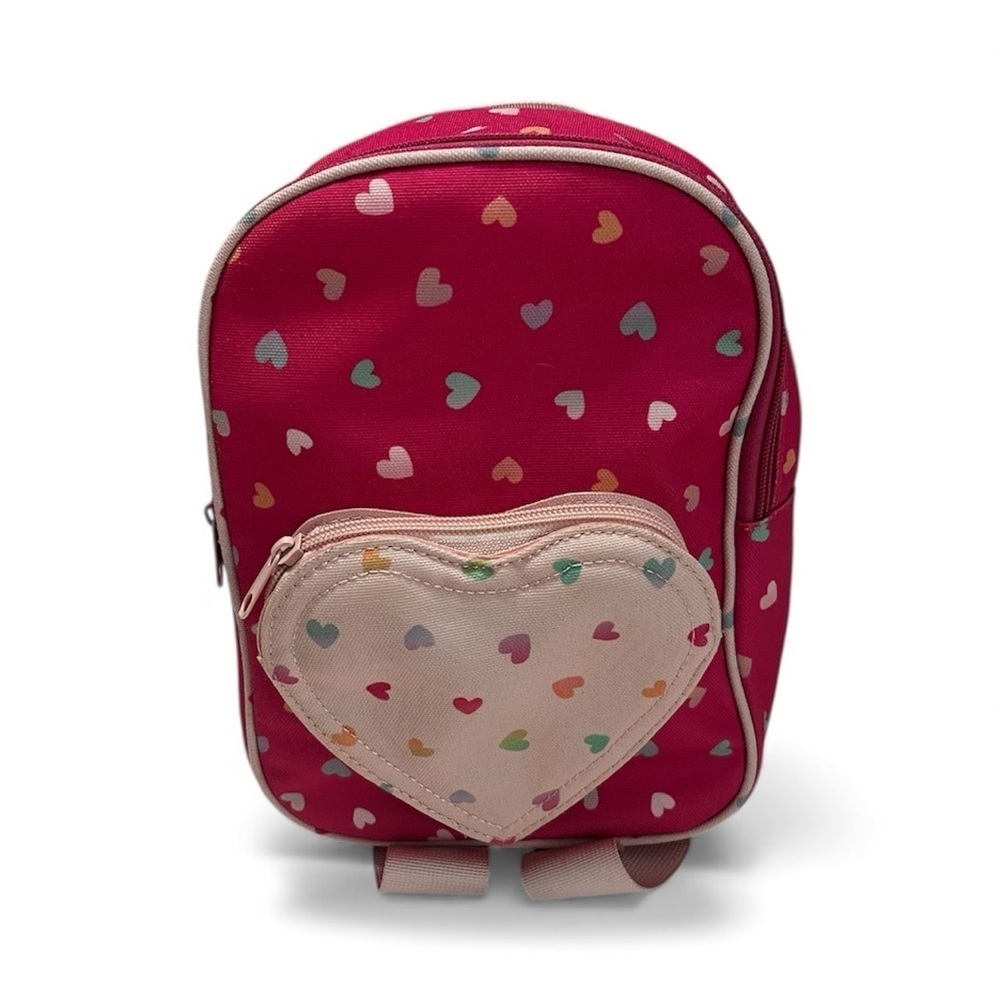 Charming Heart Pattern Kids Backpack